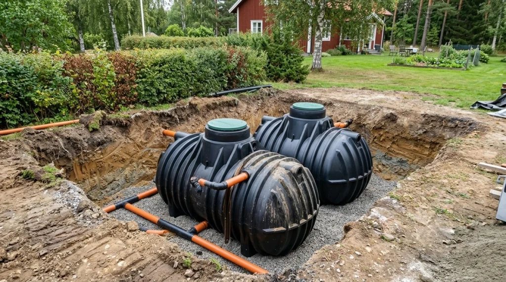 Installera enskilt avlopp reningsverk i Stockholm