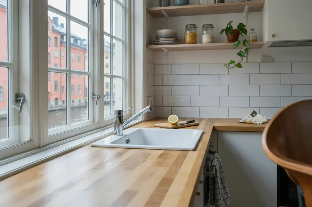 byte av k ksblandare och avst ngningsventiler i l genhet p s dermalm i stockholm